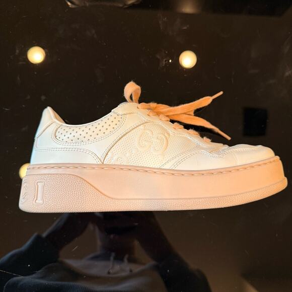 GUCCI GG Embossed Sneaker | SLIGHTLY USED - Picture 10 of 14